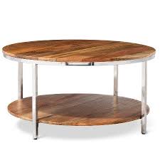 Of course, it is not very spacious and practical, but it has an inexplicable charm and good for little rooms. Berwyn Round Coffee Table Metal And Clear Wood Threshold In 2021 Round Metal Coffee Table Round Coffee Table Coffee Table