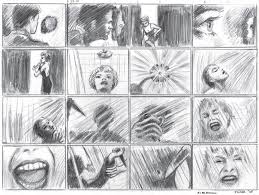 Psycho S Shower Scene Storyboard Schizzi Scena
