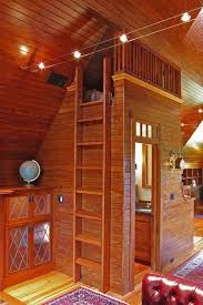 Wooden Loft Ladder House Tiny House Design Loft Ladder