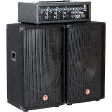 Harbinger M120 120w 4 Channel Compact Portable Pa With 12 Speakers Walmart Com