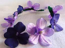Orchid Flower Crown Orchid Headband Purple Headband Hydrangea Flower Crown Purple Flower Headband Hydrangea Headband Bridal Hairpiece Meylah Hydrangea Flower Crown Purple Flower Headband Flower Crown