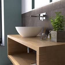 Mobili per il bagno, bagno economico, bagno moderno completo. Mobile Bagno Aperto Moderno Sospeso Colore Rovere Da 80 Cm