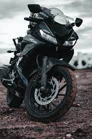 Yamaha yzf r15 v3 wallpapers. Black Sports Bike On Brown Dirt Road During Daytime Photo Free Machine Image On Unsplash