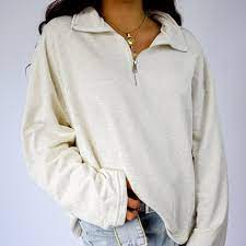 Knit A Chance Sweater Quarter Zip Pullover Outfit Pullovers Outfit Cute Quarter Zip Pullover