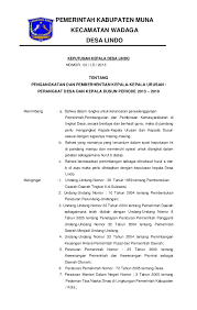 Ini isi surat pengantar pencabutan sk surat keputusan kepala mtsn 1 sidoarjo. Sk Kepala Desa