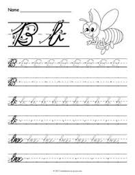 Students practice handwriting words that start with the letter b ( e.g. 43 Cursive Letters Ideas Mova Osvita Klasna Kimnata