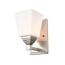 I enjoy how elegant it makes my spare bathroom. 251 First Ava Brushed Nickel Five Inch One Light Wall Sconce Bellacor Bathroom Sconces Wall Sconce Lighting Sconces