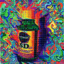 Sandoz Vial Full Color Blotter Art Perforated Sheet Paper Psychedelic Art |  Ebay