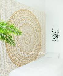 Maybe you would like to learn more about one of these? Sparkly Gold White Mandala Wall Tapestry Boho Room Decor Royalfurnish Com