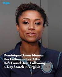 🔗: bit.ly/45nehOF Dominique Dawes is mourning the death of her  father-in-law. 📷: Cindy Ord/Getty; Dominique Dawes/Instagram