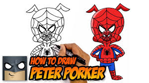 Spiderman is a popular character in comics, films and cartoons. How To Draw Peter Porker Spider Man Into The Spider Verse Garrie Mccleland