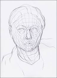 Cross Contour Head Cross Contour Line Drawing Drawings Figure Drawing