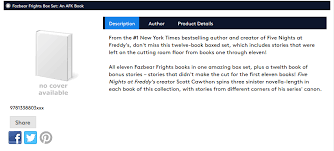 Over the past 9 days, the trend for ff's stories per day has been choppy and unclear. Huge Ff News New Box Set Confirms Ff11 Is The Final Book A 12th Bonus Book Confirmed Fivenightsatfreddys
