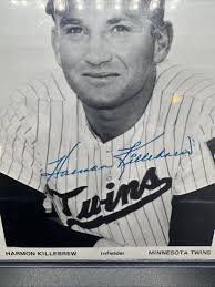 Twins Harmon Killebrew Authentic Signed 4x5 Photo Autographed Black And  White