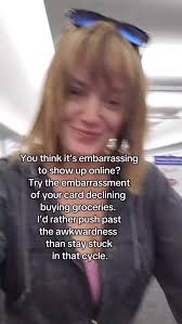 People worry about looking silly showing up online… but you know what was  actually embarrassing? Your card declining buying groceries 😅, I’d rather  feel a little awkward recording a reel than stay ...