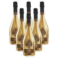 Gift a custom engraved bottle of armand de brignac champagne for any occasion. Crate Of 6 Armand De Brignac Brut Gold Champagne 75cl In Branded Box Bottled Boxed