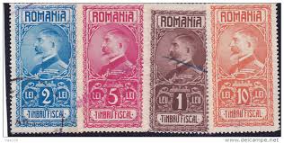 Curs valutar actual dolari în lei moldovenești pentru astăzi în moldova (chișinău). Revenue Stamps 187 Revenue Stamp 1 Leu 2 Lei 5 Lei 10 Lei King Ferdinand Four Stamps Romania