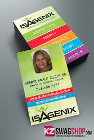 The isagenix business app makes it extremely easy to share with a contact information about the isagenix products and. Isagenix Business Cards Style 3 Kz Swag Shop