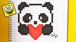 Pixel Art Comment Dessiner Un Panda Kawaii Pas A Pas Youtube Muster Malen Einfache Sachen Zum Zeichnen Panda Zeichnung