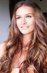 Brunette With Highlights Vip Hairstyles Pale Skin Hair Color Hair Colour For Green Eyes Hair Color For Dark Skin