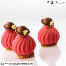 Repost Silikomartprofessional Single Portions Made By Otto Tay With Silikomartprofessional Russian Tale Mo Pastry Design Fancy Desserts Dessert Decoration