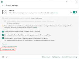 How To Use Firewall In Kaspersky Internet Security 19