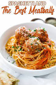 Spaghetti And The Best Meatball Recipe Ever Recipe Best Meatballs Meatball Recipes Recipes