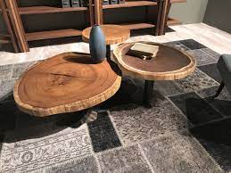 Free shipping hand carved raw edge wood slab coffee or dining tables or desks. Live Edge Coffee Tables That Capture Nature S Beauty In Their Designs