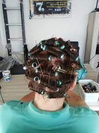 Hair affair loreal club salon. He Will Get Adjusted To Having His Hair Roller Set Friseursalon Locken Machen Lockenwickler