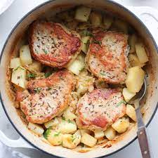Pork And Sauerkraut (German Pork Chops) - Cook At Home Mom