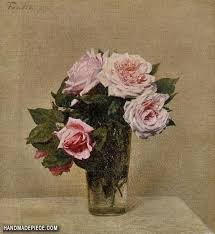 A Basket Of Roses By French Artist Henri Fantin Latour Roses Roses Flower Painting Henri Fantin Latour Painting