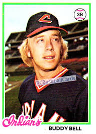 1978-1979 Cleveland Indians Baseball Trading Cards