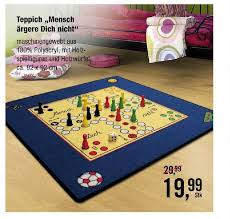 Mit der folgenden aro teppich bestseller tabelle hast du die möglichkeit einen schnellen überblick zu bekommen und kannst direkt im shop den artikel zu einem günstigen preis bestellen! Teppich Mensch Argere Dich Nicht Angebot Bei Aro