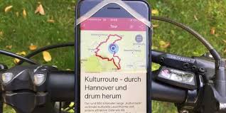 Verbesserte App Zur Routenplanung Land Meer