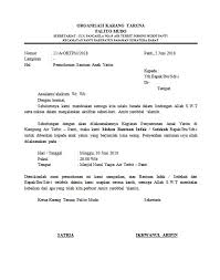 Contoh Surat Permohonan Bantuan Infak Anak Yatim Pasaman 4rt