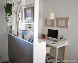 Creating A Separate Home Office By Making A Diy Temporary Dividingwall With Ikea Bookcases Perfect Diy Room Divider Cheap Room Dividers Modern Room Divider