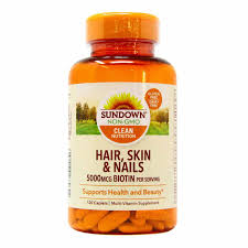 A 2012 study by the same researcher produced similar results. Sundown Naturals Hair Skin Nails 5000 Mcg Biotin 120 Caplets Evitamins Com