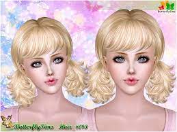 Hairstyle 093 Double Teased Pigtails By Butterfly Sims 3 Hairs Sims Hair Sims 3 Free Hair