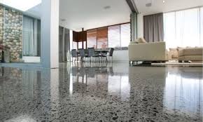 Quality concrete polishing services in Lowell-Stone Sealer