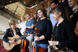 First minister of scotland, @thesnp leader and msp for glasgow southside. Sturgeon Meets Eurovision Young Musicians 2018 Contestants Worcester News
