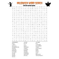 Are you up to the challenge? Halloween Word Search Printable Free Download