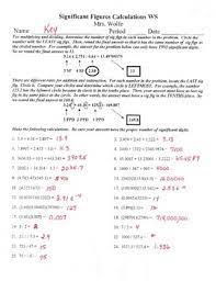 Significant figures help you communicate how precisely you've measured and help to ensure similar to multiplying and dividing, except that the rounding up (or down) happens before the calculation. Significant Figures Calculations Ws Package Of 3 Ws By Chem Queen