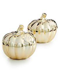 Martha Stewart Collection 2 Pc Harvest Pumpkin Salt Pepper Set Only At Macy S Homeappliancesmarthastewart Stuffed Peppers Salt And Pepper Set Pumpkin