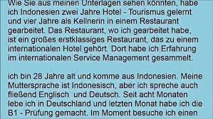 Maybe you would like to learn more about one of these? A1 B1 Prufung Brief Beispiele Bewerbung Als Kellnerin Dailymotion Video