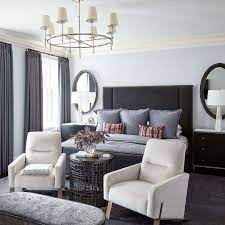 A round mirror hangs over. 13 Bedroom Decorating Ideas For Couples