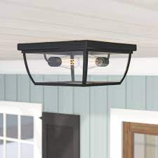 Replacing old kitchen light with new led flush mount ceiling light and dimmer. Sol 72 Outdoor Grenada 2 Light Outdoor Flush Mount Reviews Wayfair