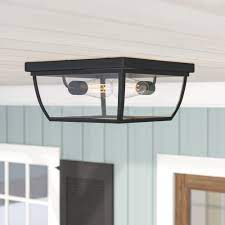 Save $5.90 (10%) sale $53.09. Sol 72 Outdoor Grenada 2 Light Outdoor Flush Mount Reviews Wayfair