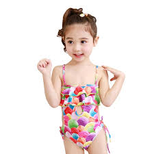 Rashguard top & swim trunks set. Baby Girl S One Piece Swimming Wear Bathing Suit Swimsuit Colorful Ice Cream Printed Children Kinder Swimwear Children S One Piece Suits Aliexpress
