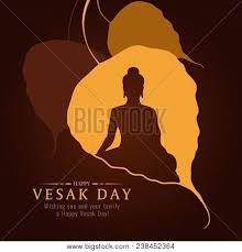 Young buddhist during a parade on wesak day, may 2006, kuala lumpur. Vesak Day Banner Card With Buddha Sign In Bodhi Leaf Tree Vector Design Poster Id 238452364