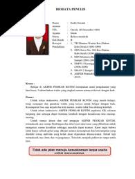 Peneliti utama bidang kritik sastra pada b adan pengembangan dan. Biodata Penulis